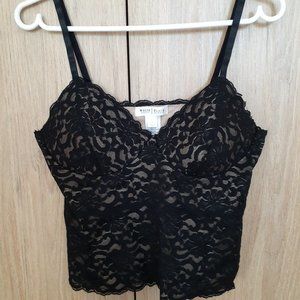 White House Black Market Lace Camisole Top Large